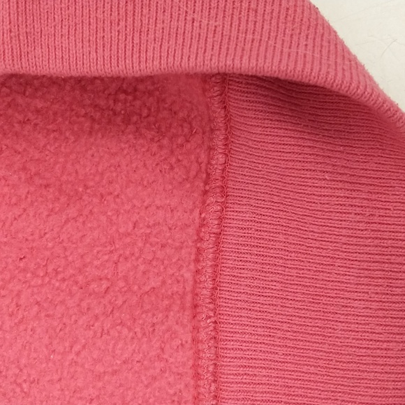Vintage Pink Sweatshirt Boxy Crew neck Late 80s Early 90s Candy Bubblegum Pink - Picture 6 of 8